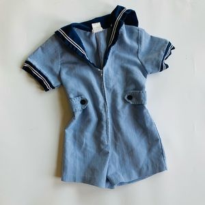 Vintage toddler sailor suit